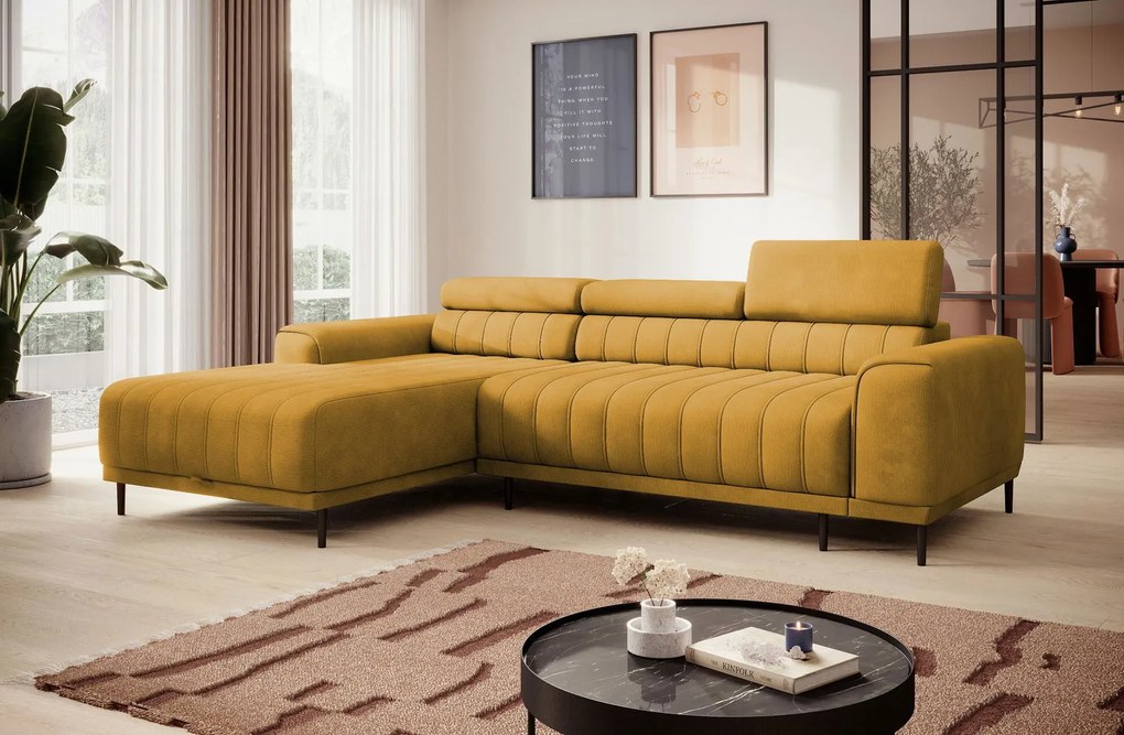 Ъглов Диван Caladon Mini-Moustardi-Left