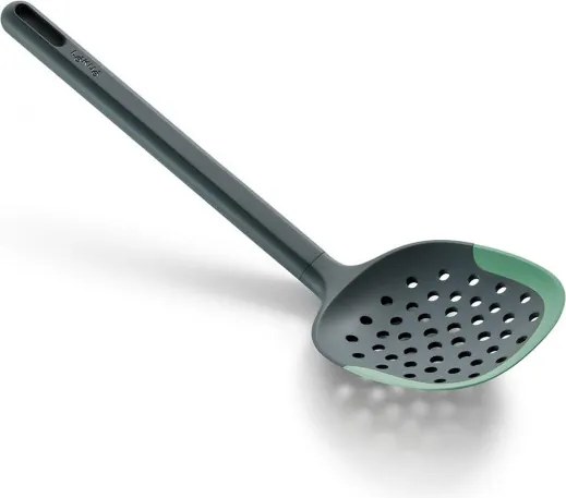 Лъжица решетъчна Lekue 1010183, 29x6.4x9.5 см, От +4 до +220C, Издръжлив на драскотини, Полиестерна смола, Зелен