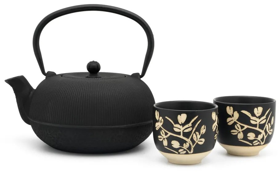 Порцеланово чугунен черен комплект за чай Sichuan – Bredemeijer