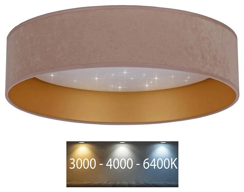 Brilagi - LED Лампа VELVET STAR LED/24W/230V Ø 40 cм  бежова/златиста