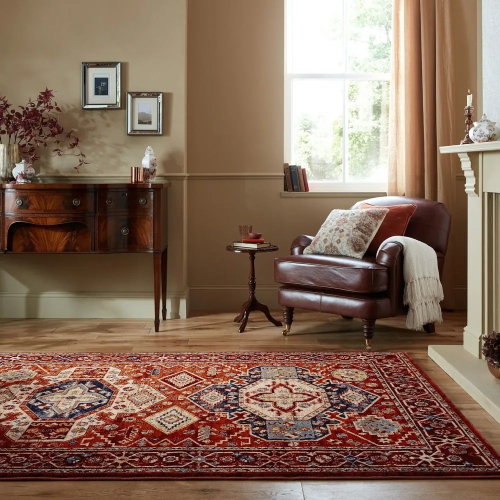 Червен килим 200x290 cm Gillingham – Flair Rugs