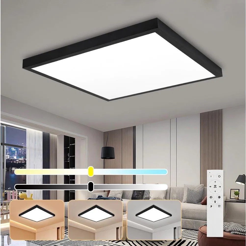 Brilagi-LED регулируемо баня FRAME SMART LED/50W/230V IP44 черно+DO