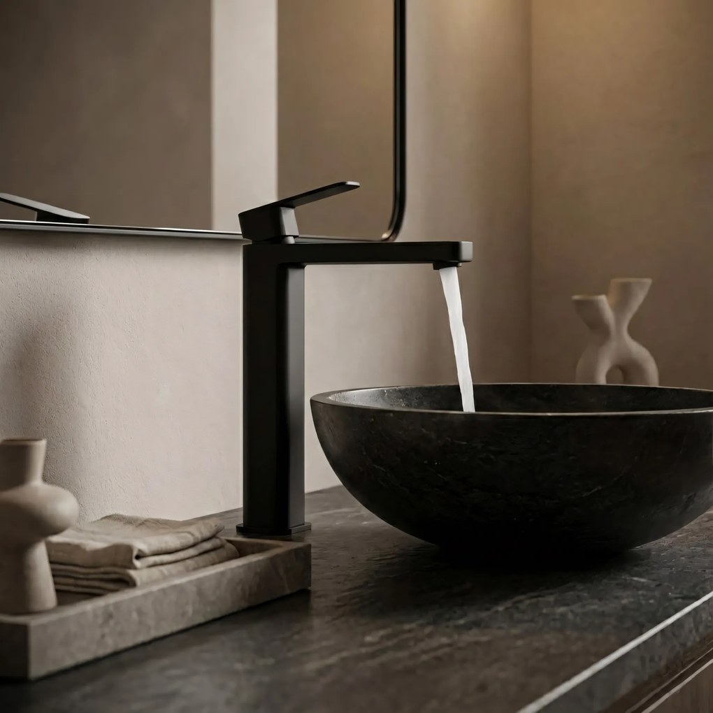 Смесител за баня Rea Arlo Black