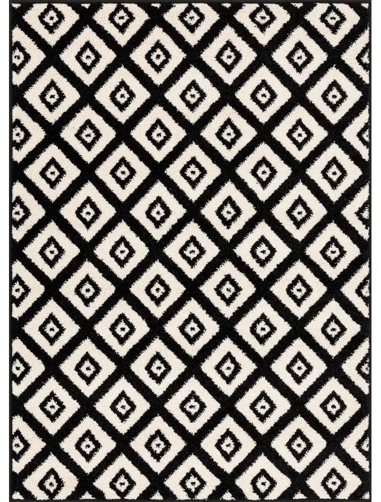 Черно-бял килим 80x120 cm Avanti – FD