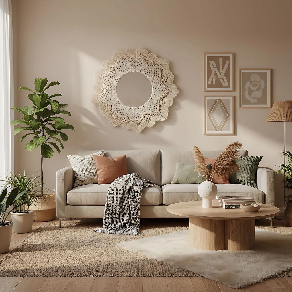 Бохо стенно огледало 60CM 322051