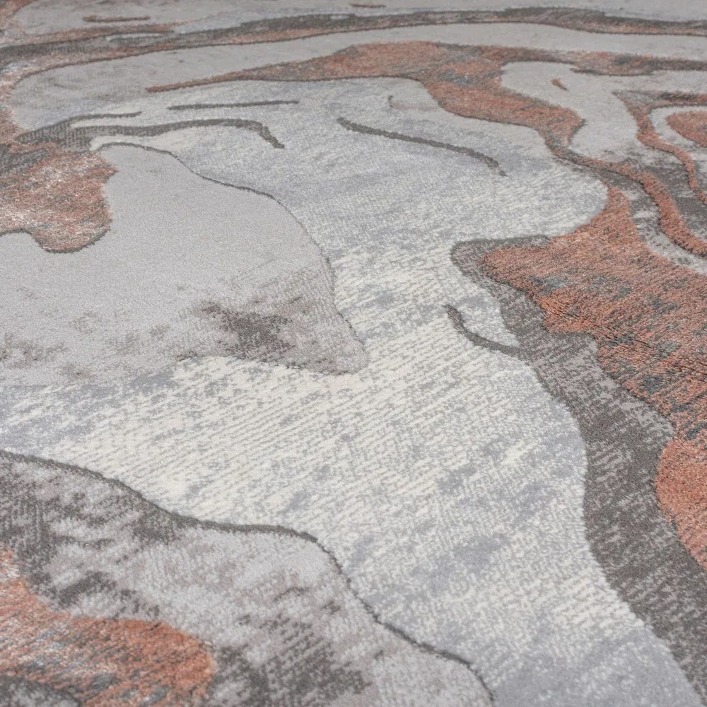 Сив/бежов килим 240x340 cm Marbled – Flair Rugs