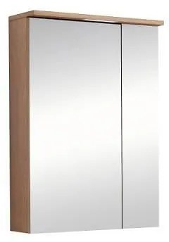 Огледален шкаф за баня ANIELA-50 6019-50, Inter Ceramic, с LED осветление, PVC, 50х70х17см