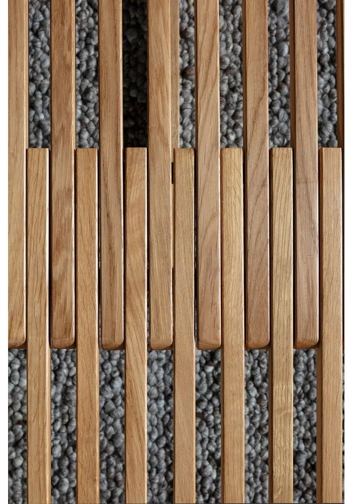 Масичка за кафе от масивен дъб в естествен цвят 60x70 cm Unai – MOME