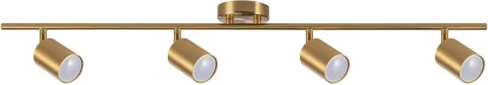 LED RGBW димируемо точково осветително тяло GOLDI 4xGU10/6W/230V златисто