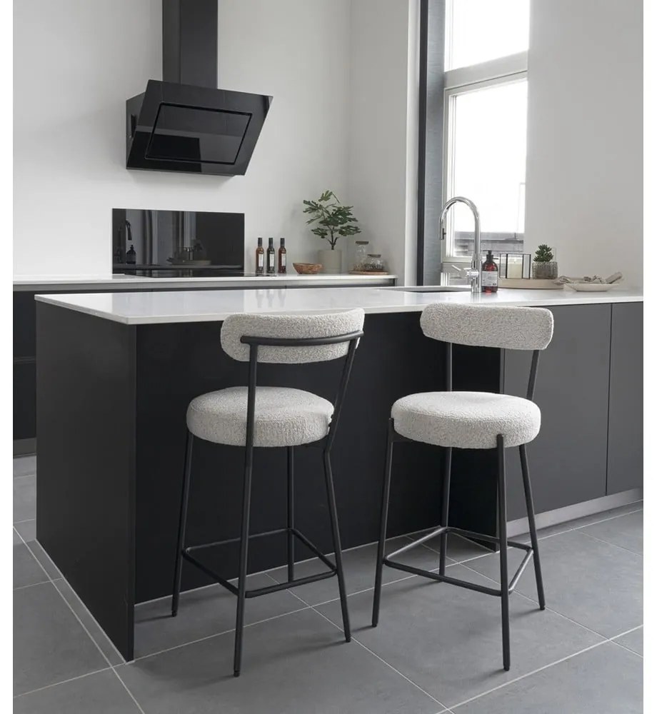 Бял бар стол (височина на седалката 65 cm) Badalona – House Nordic