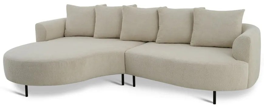 Бежов ъглов диван (ляв ъгъл) Vitoria – Scandic