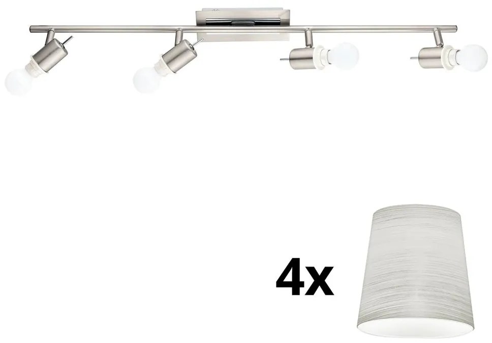 Eglo - LED Спот MY CHOICE 4xE14/4W/230V хром/кремав