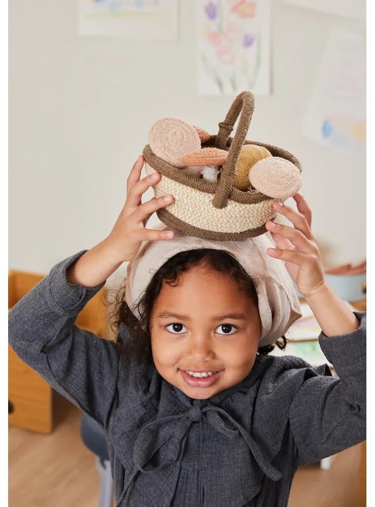 Бежово памучно детско килимче за игра 120x160 cm Mushroom Forest – Lorena Canals