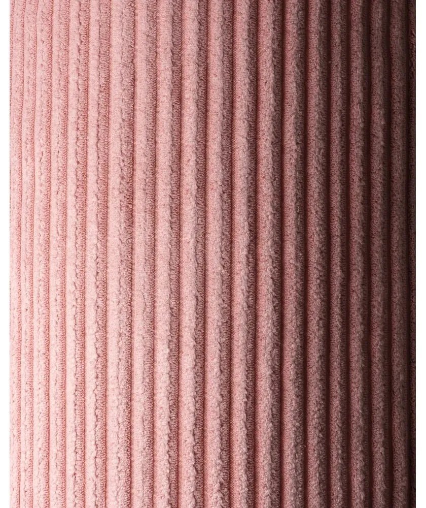 Розова детска възглавница за диван от рипсено кадифе Block – Wigiwama