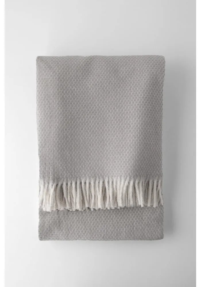 Светлосиво одеяло със съдържание на памук , 140 x 180 cm Zen - Euromant