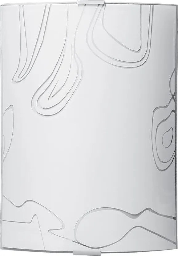 Аплик СИМФОНИ, 200х290, бял гланц, 1xE27