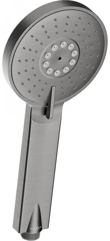 Mexen R-40 3-функционална душ слушалка, графит - 79540-66