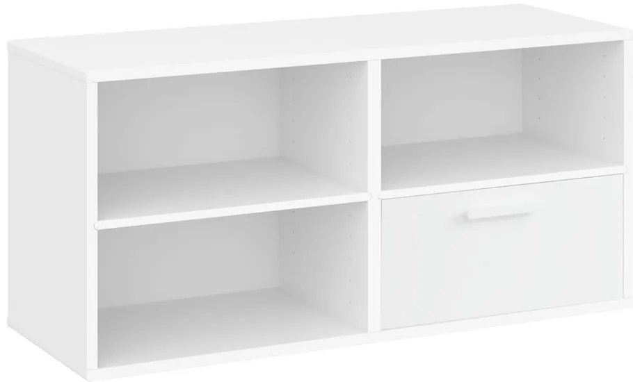 Бял нисък скрин с чекмеджета 90x43 cm Keep by Hammel - Hammel Furniture