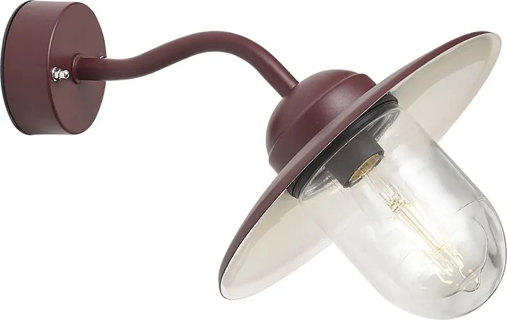 Външна стенна лампа тъмночервена IP44 - Мюнхен