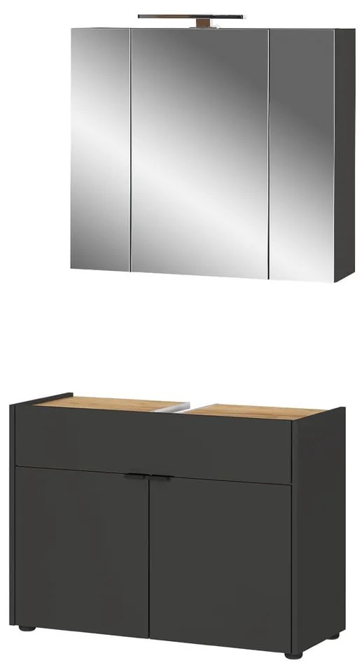 Антрацитен комплект за баня Forano – Germania