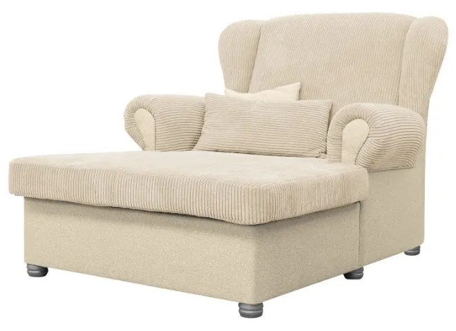 Бежово кресло от рипсено кадифе Lord – Ropez