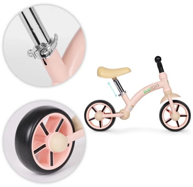 Детско колело без педали ECOTOYS Сив