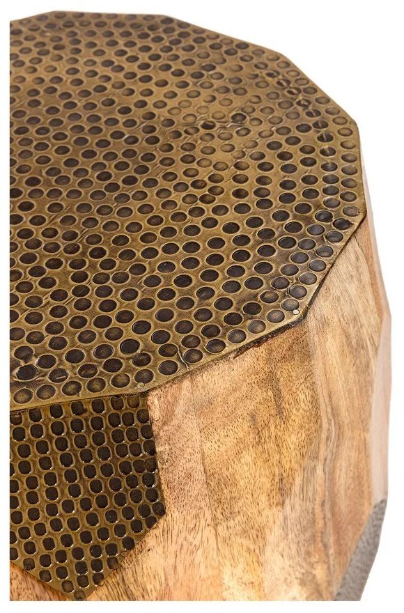 Кръгла странична масичка от масивно манго ø 29 cm Fabia – MOME