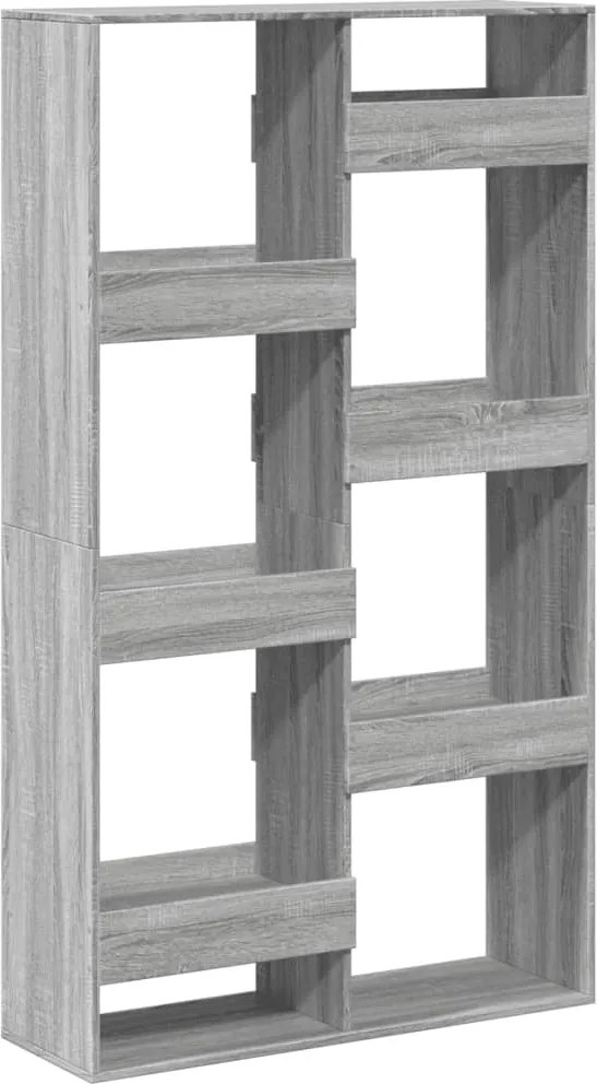 3309578 vidaXL Разделител за стая, сив сонома, 100x33x175 см, инженерно дърво