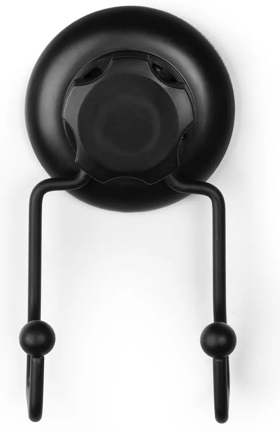 Черна самоподдържаща се кука за стена Двойна черна Bestlock - Compactor