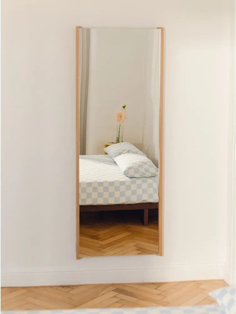 Стенно огледало масивно дърво 60x160 cm Lun – noo.ma