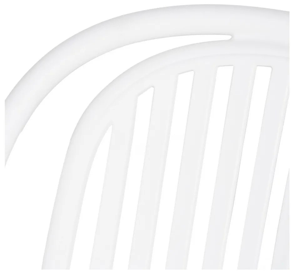 Бял пластмасов трапезен стол Alia – Ixia