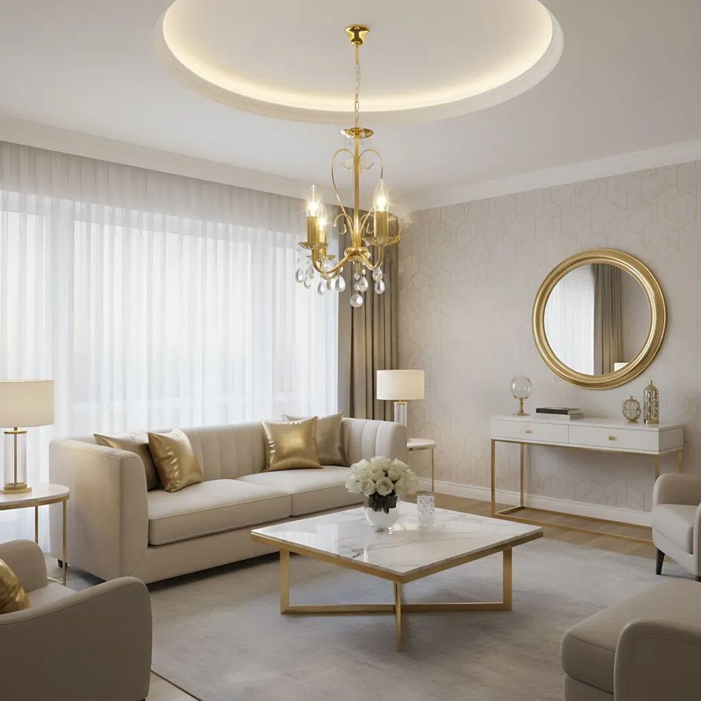 ЛАМПА EBT012-3CP GOLD