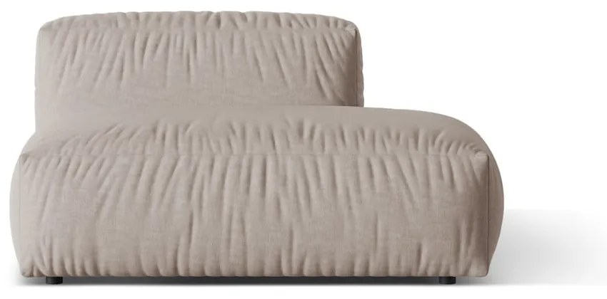 Бежов модул за диван (десен ъгъл) Martina – Micadoni Home