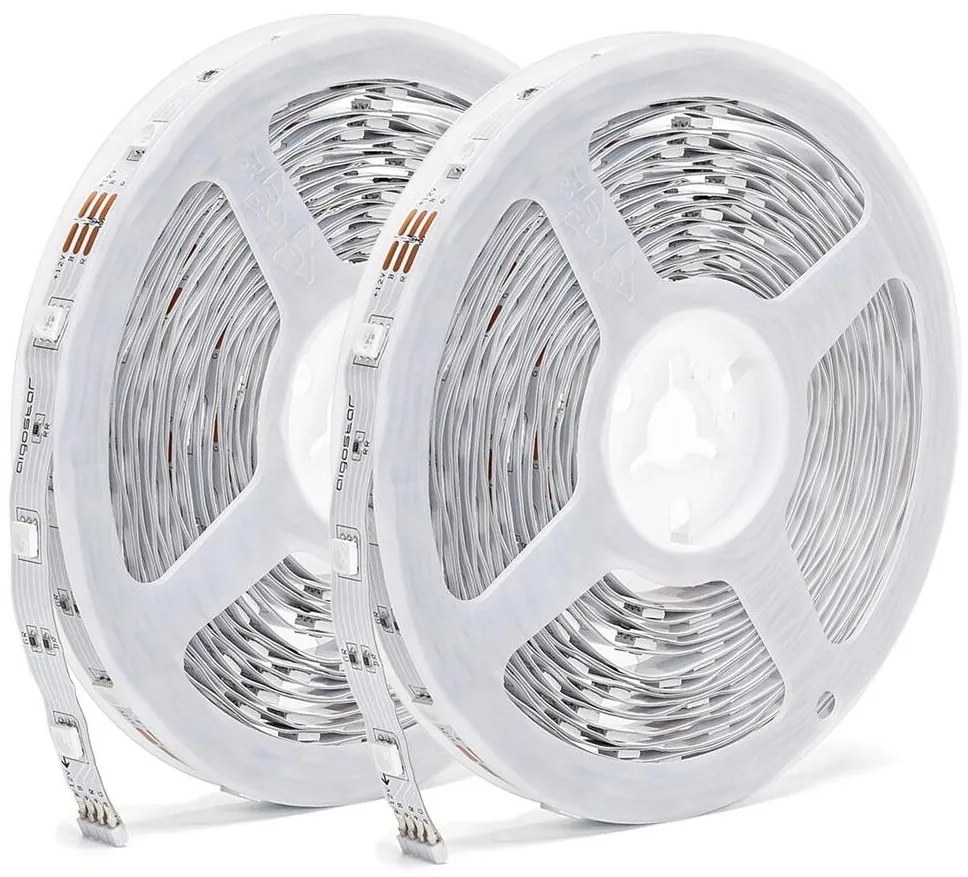 Aigostar - Димируема RGBW LED лента LED/48W/12V 2x7,5 m Wi-Fi