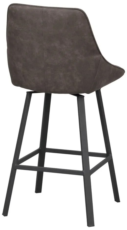 Сиви бар столове в комплект от 2 бр. (височина на седалката 65 cm) Alison – Rowico