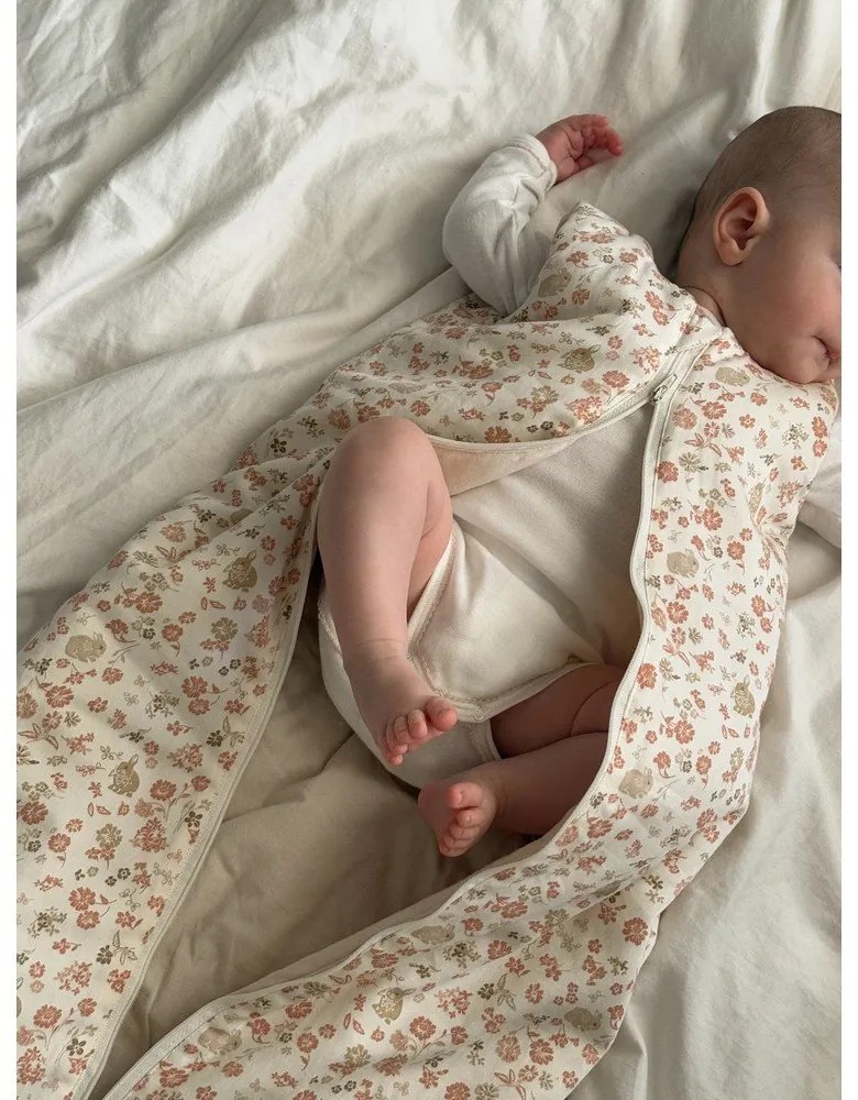 Бежов детски спален чувал от органичен памук 45x87 cm Augusta – Cam Cam Copenhagen