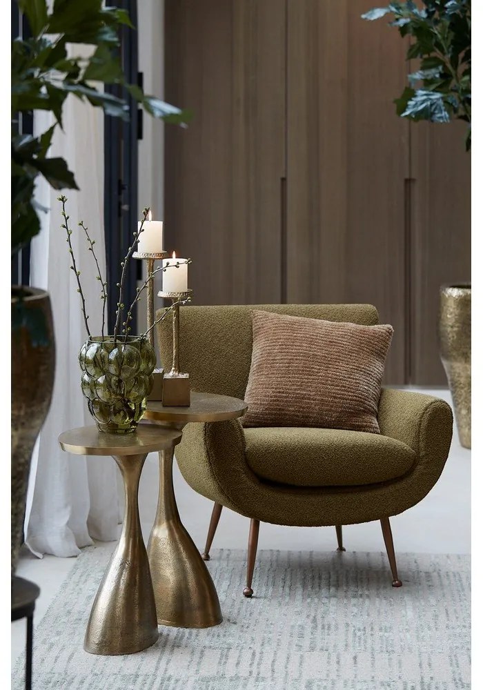 Метална кръгла маса за съхранение 33x40 cm Macau - Light &amp; Living