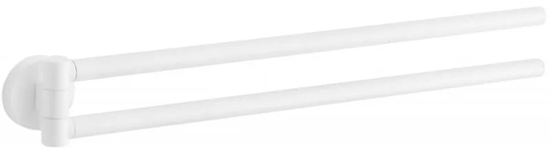 Mexen Remo двойна въртяща се закачалка за кърпи, бяла - 70507255-20