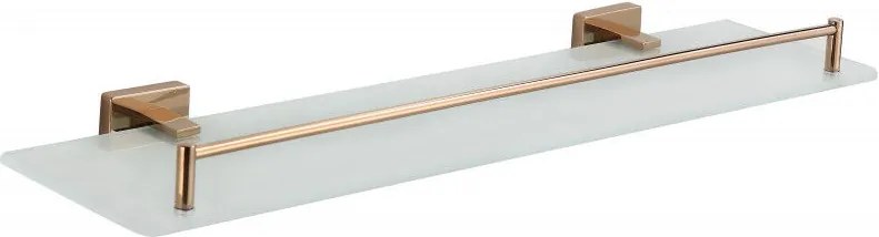 Mexen Arno висящ рафт от стъкло, розово злато - 7020737-60