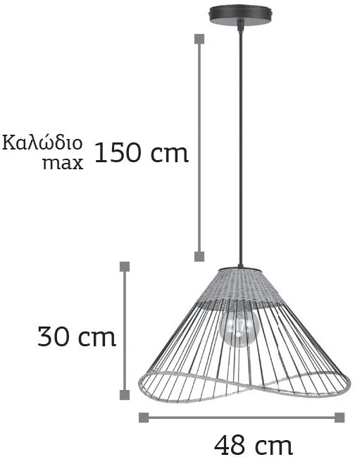 Таванна лампа InLight 4530