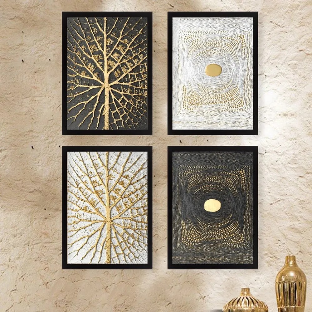 Картини в комплект 4 бр. 34x44 cm – Wallity