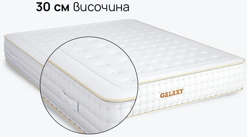 Матрак isleep, Galaxy, 90x200x30, Среден, Мемори пяна