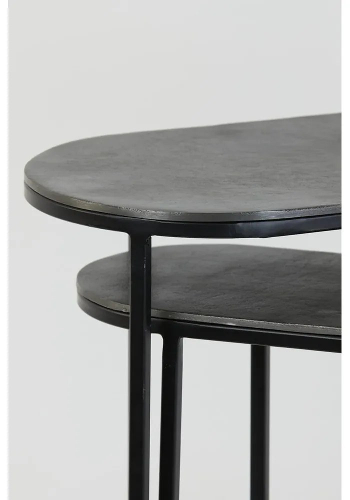 Метални странични масички в комплект от 2 бр. 26x53 cm Bocov – Light &amp; Living