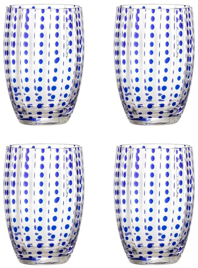 Стъклени чаши в комплект от 4 бр. 350 ml Brinley – Bloomingville