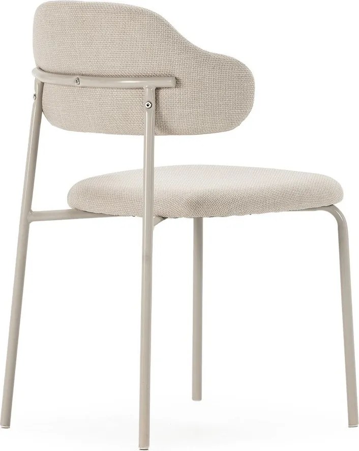 Кремави трапезни столове в комплект от 4 бр. Adriel – Marckeric