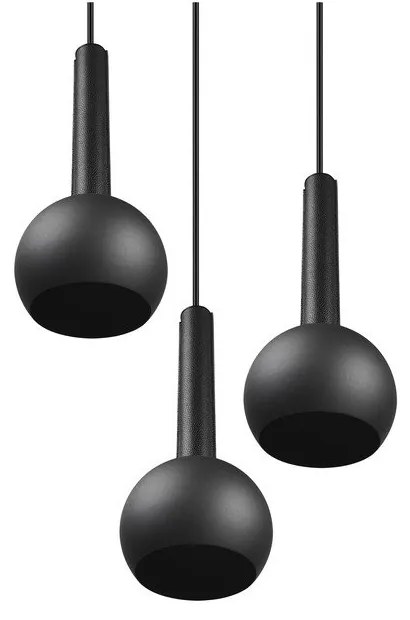Черно висящо осветително тяло ø 52 cm Ciliana – CINQUE