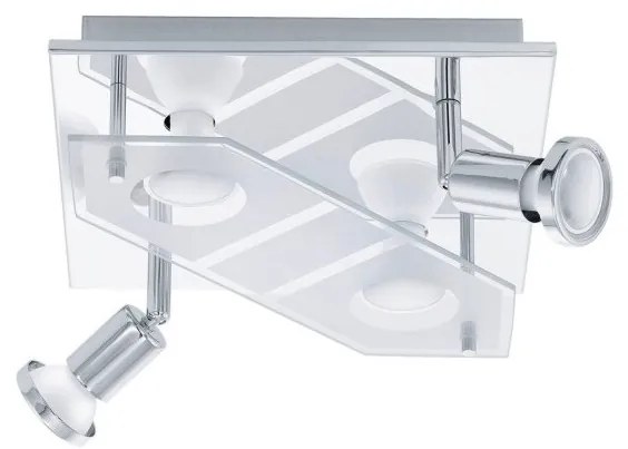 Eglo 75379 - LED RGBW регулируемо осветително тяло CABO-C 4xGU10/4W/230V + DO