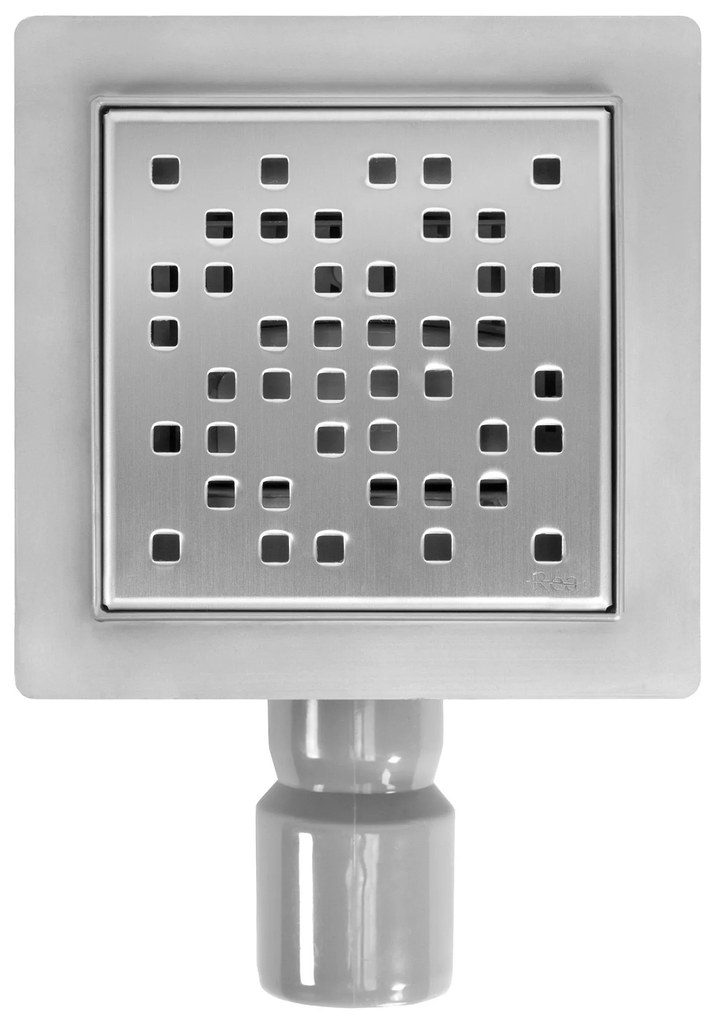 Линеен отводнител REA DOTS Nickel Brush 12x12