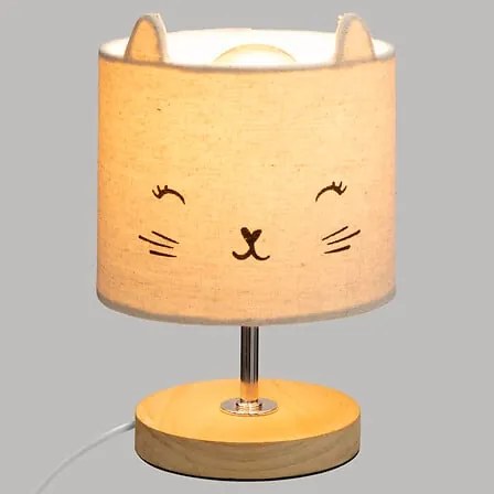 Детска нощна лампа atmosphera Cat, 21 cm
