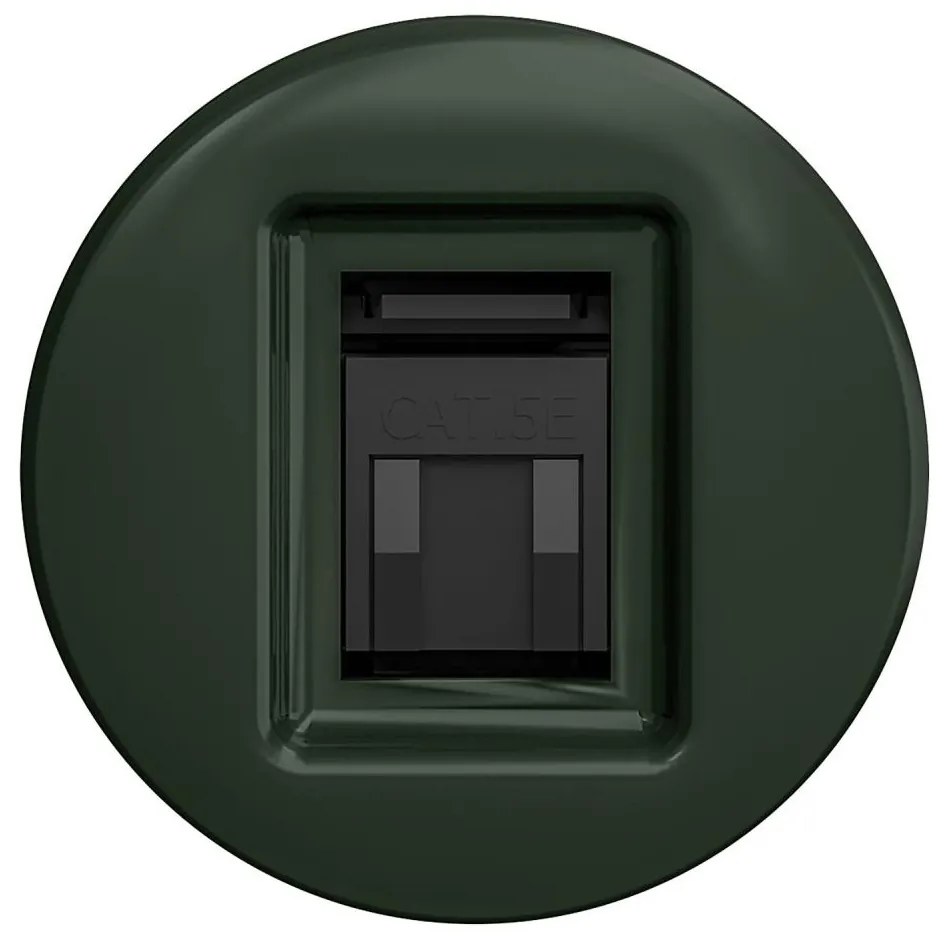 Kliklap - Ретро дата гнездо без рамка, зелено